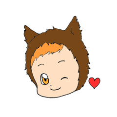 [LINEスタンプ] 猫ずきんの日々