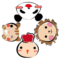 [LINEスタンプ] Animal chat paradise