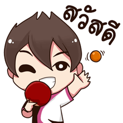 [LINEスタンプ] Nikky ＆ table tennis