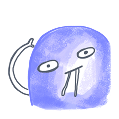 [LINEスタンプ] It's purple