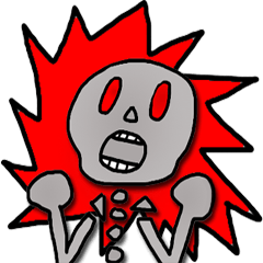 [LINEスタンプ] HUIHOI SKULL