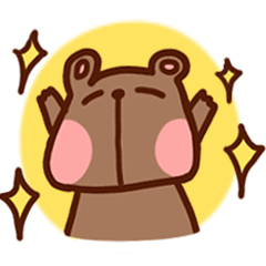 [LINEスタンプ] Small disappear bear