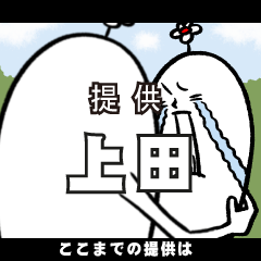 [LINEスタンプ] 上田さんの毎日お名前スタンプ