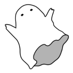 [LINEスタンプ] おばけのカルロス