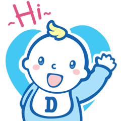 [LINEスタンプ] Happy Baby by D-nee