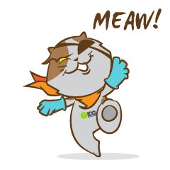 [LINEスタンプ] MEAW TONES HERO