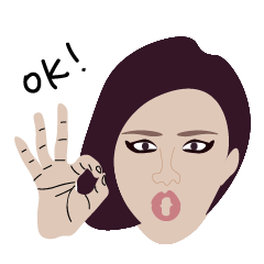 [LINEスタンプ] Miss Non 01