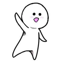 [LINEスタンプ] 代弁者 しらたまくん