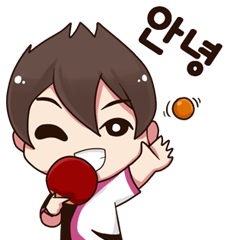 [LINEスタンプ] Nikky ＆ table tennis Pingpong Pingpong