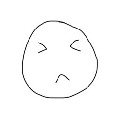 [LINEスタンプ] Stupid face V2