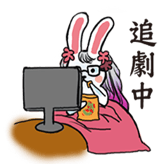 [LINEスタンプ] sweety rabbit girl