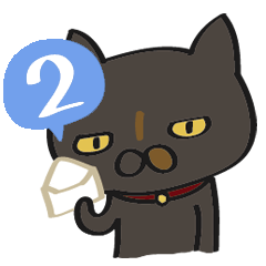 [LINEスタンプ] Raku cat 2