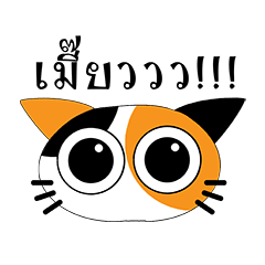 [LINEスタンプ] Cat 3 Color and friends