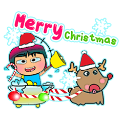 [LINEスタンプ] Kamokamo.Merry Christmas.