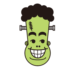 [LINEスタンプ] それいけ！フランケンくん
