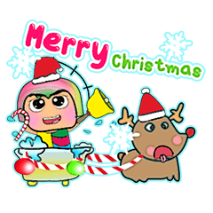 [LINEスタンプ] Meko Wawa.17Merry Christmas.