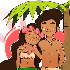 [LINEスタンプ] Lani ＆ Kai