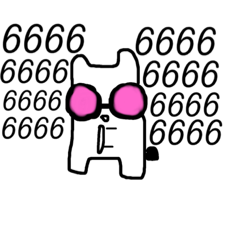 [LINEスタンプ] Sunglasses rabbit talk trash
