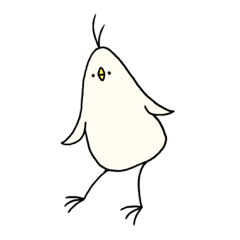 [LINEスタンプ] 三角形の鳥さん 2