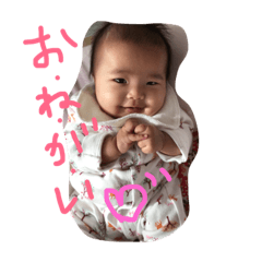 [LINEスタンプ] 月咲ちゃん