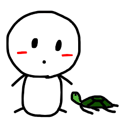 [LINEスタンプ] white doll's daily life (English)