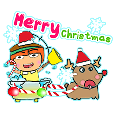 [LINEスタンプ] Kata.^^17Merry Christmas.