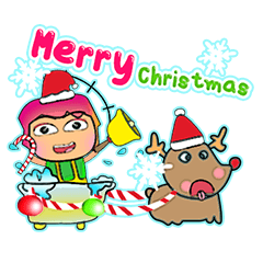 [LINEスタンプ] Somsak.17 Merry Christmas.