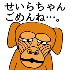 [LINEスタンプ] せいらちゃんに使える名前スタンプ