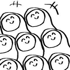 [LINEスタンプ] the people who laugh