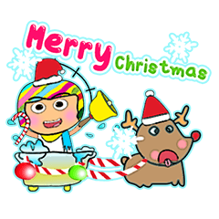 [LINEスタンプ] kenny.^^17Merry Christmas.