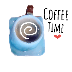 [LINEスタンプ] Cute coffee life