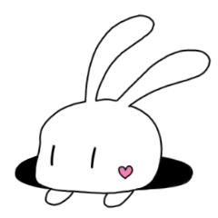 [LINEスタンプ] のほのほうさぎっ