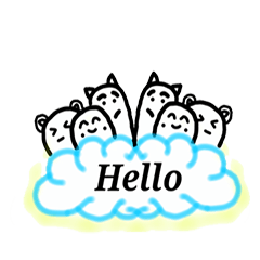 [LINEスタンプ] Cute Doodle Chat Toon