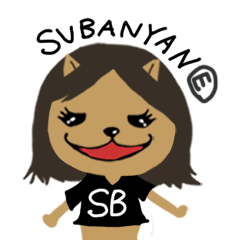 [LINEスタンプ] Suba-cat Sticker(ENGLISH)