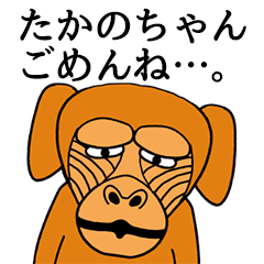 [LINEスタンプ] たかのちゃんに使える名前スタンプ