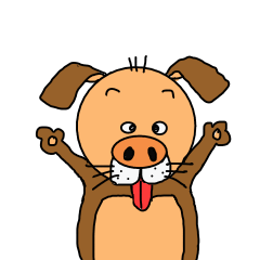 [LINEスタンプ] pork dog