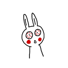 [LINEスタンプ] cute rabbit pokki