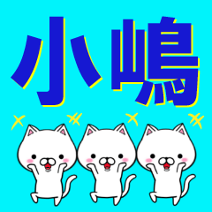 [LINEスタンプ] 超★小嶋(こじま・おじま・こしま・おしま)