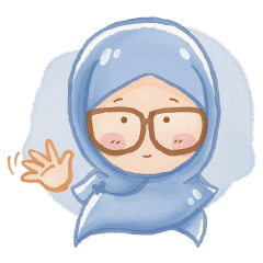 [LINEスタンプ] Plain Glasses Girl 1.0