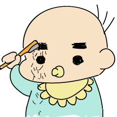 [LINEスタンプ] 赤ちゃんのじんじん