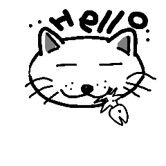 [LINEスタンプ] meooow cat