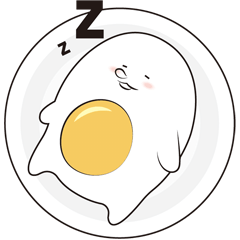 [LINEスタンプ] The lovely egg's life