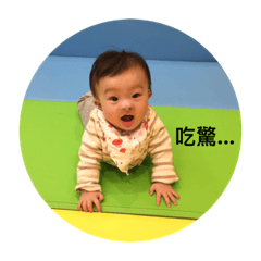 [LINEスタンプ] 8 months baby hahaha