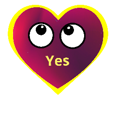 [LINEスタンプ] Tell it with a heart