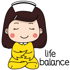 [LINEスタンプ] Nurse Life Balance