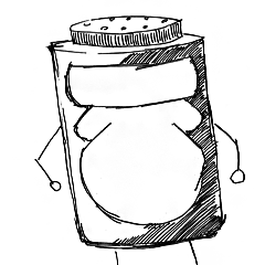 [LINEスタンプ] Fussy canned powder