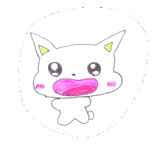 [LINEスタンプ] いぬ？ねこ？これは何？