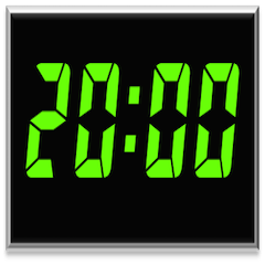[LINEスタンプ] 時間スタンプpart7(20:00〜23:15)の画像（メイン）