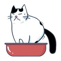 [LINEスタンプ] Bintik The Cat