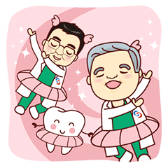 [LINEスタンプ] Stickers of Dr.Shih and Dr.Shih Junior